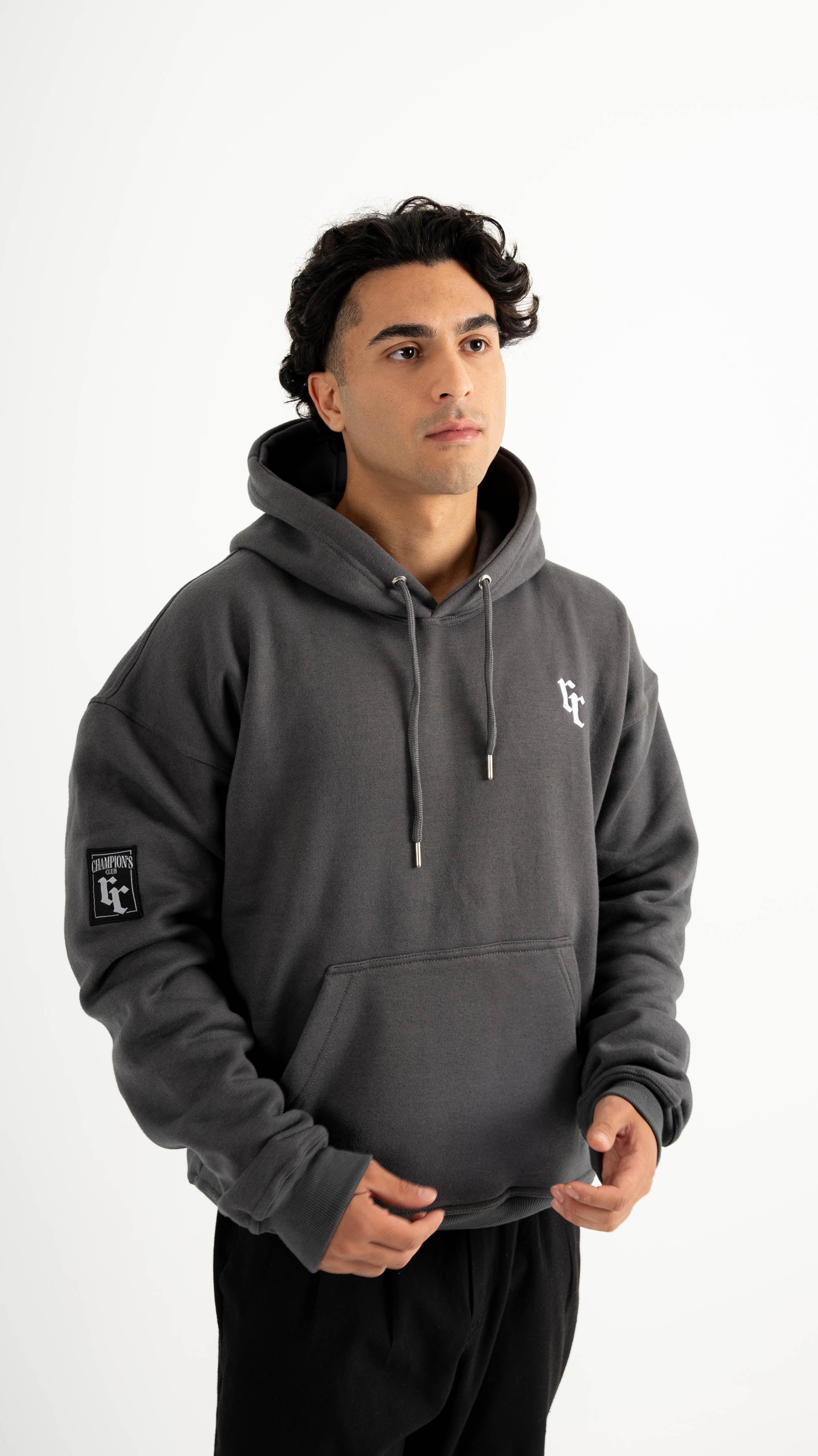 „C-Club“ hoodie dark grey