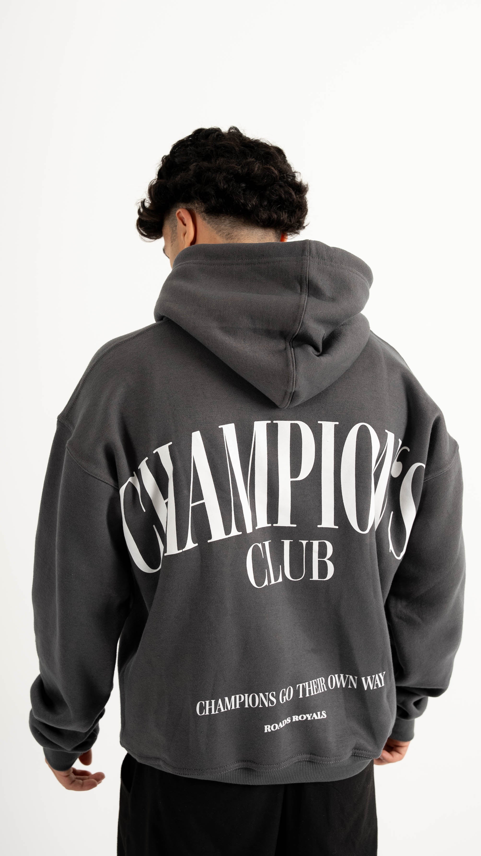 „C-Club“ hoodie dark grey