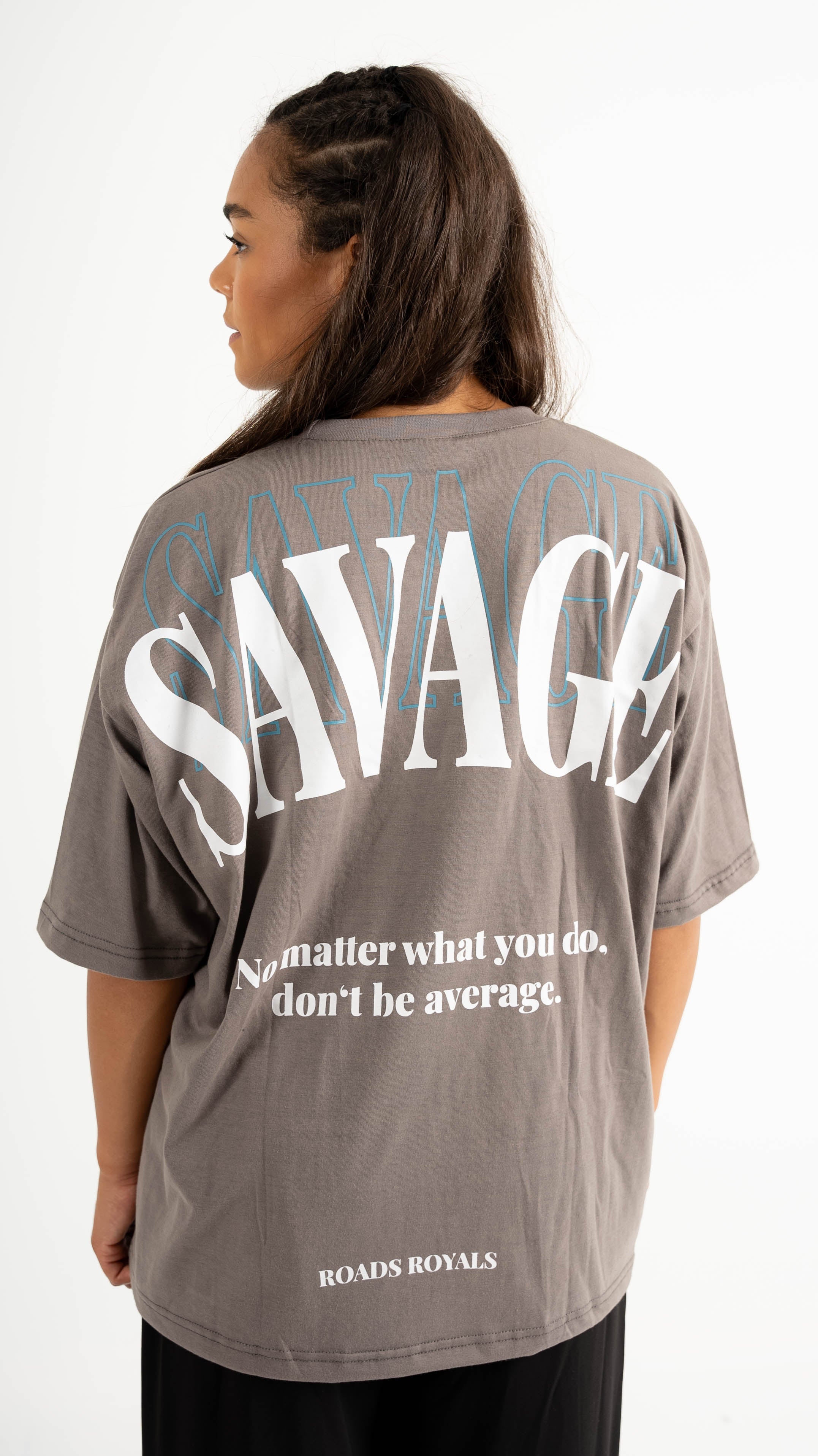 „Savage“ Tee grey