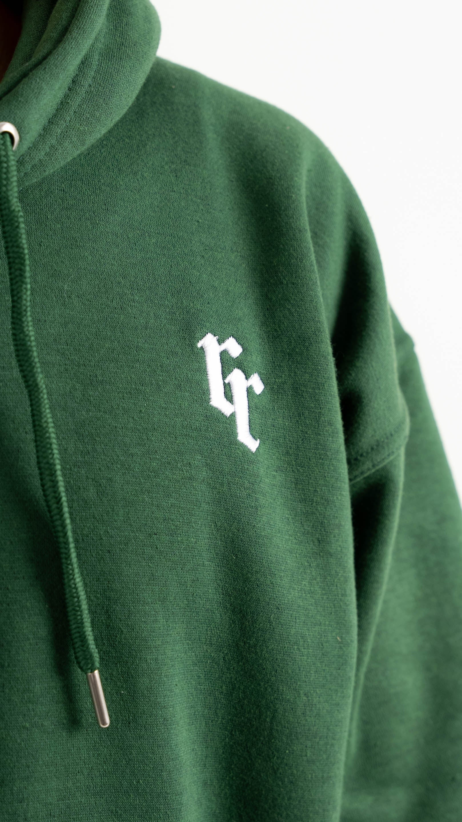 „C-Club“ hoodie forest green