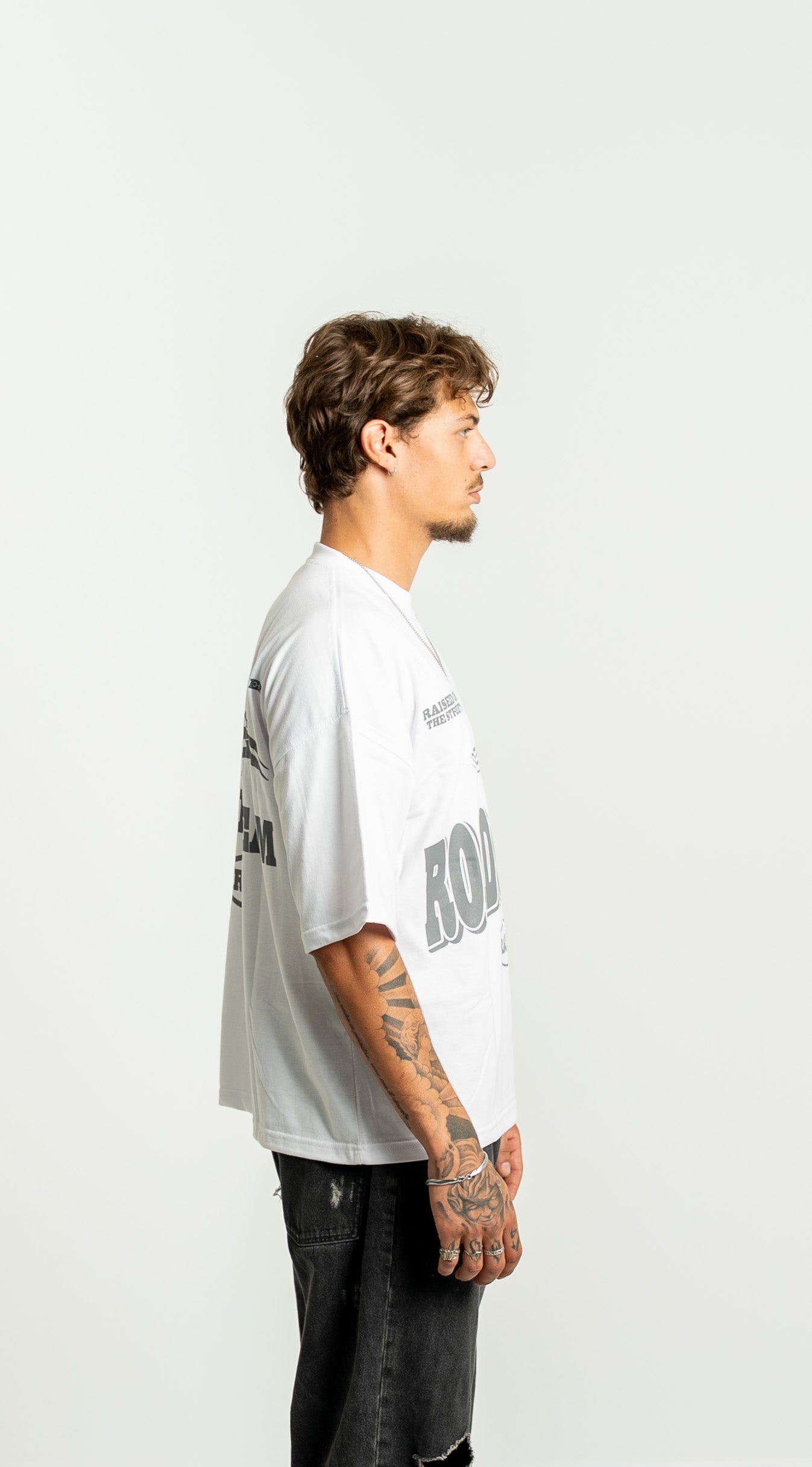 “Racing” Tee White