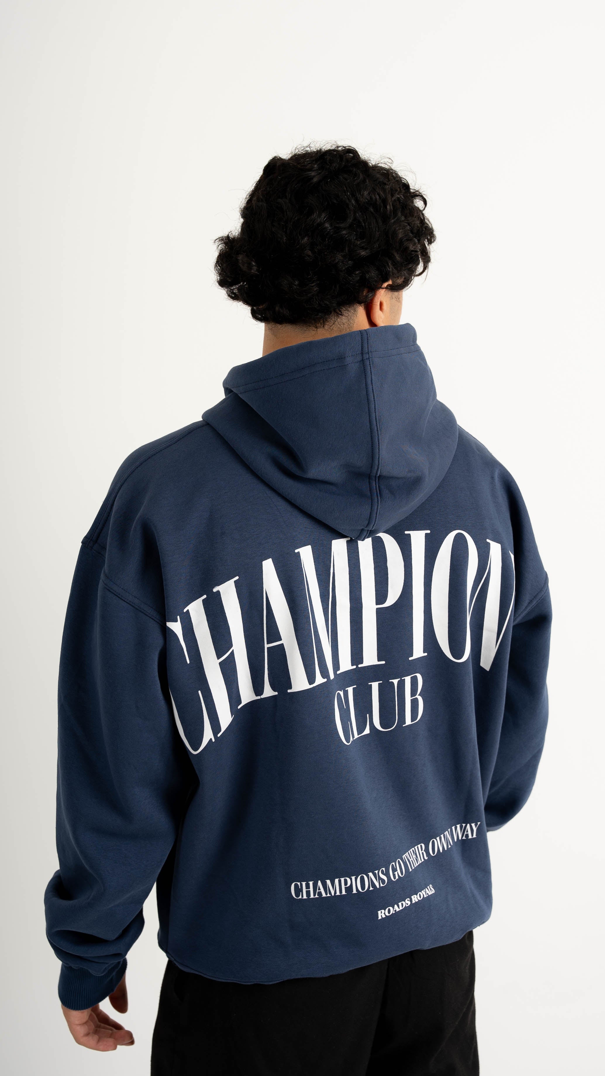 „C-Club“ hoodie ocean blue