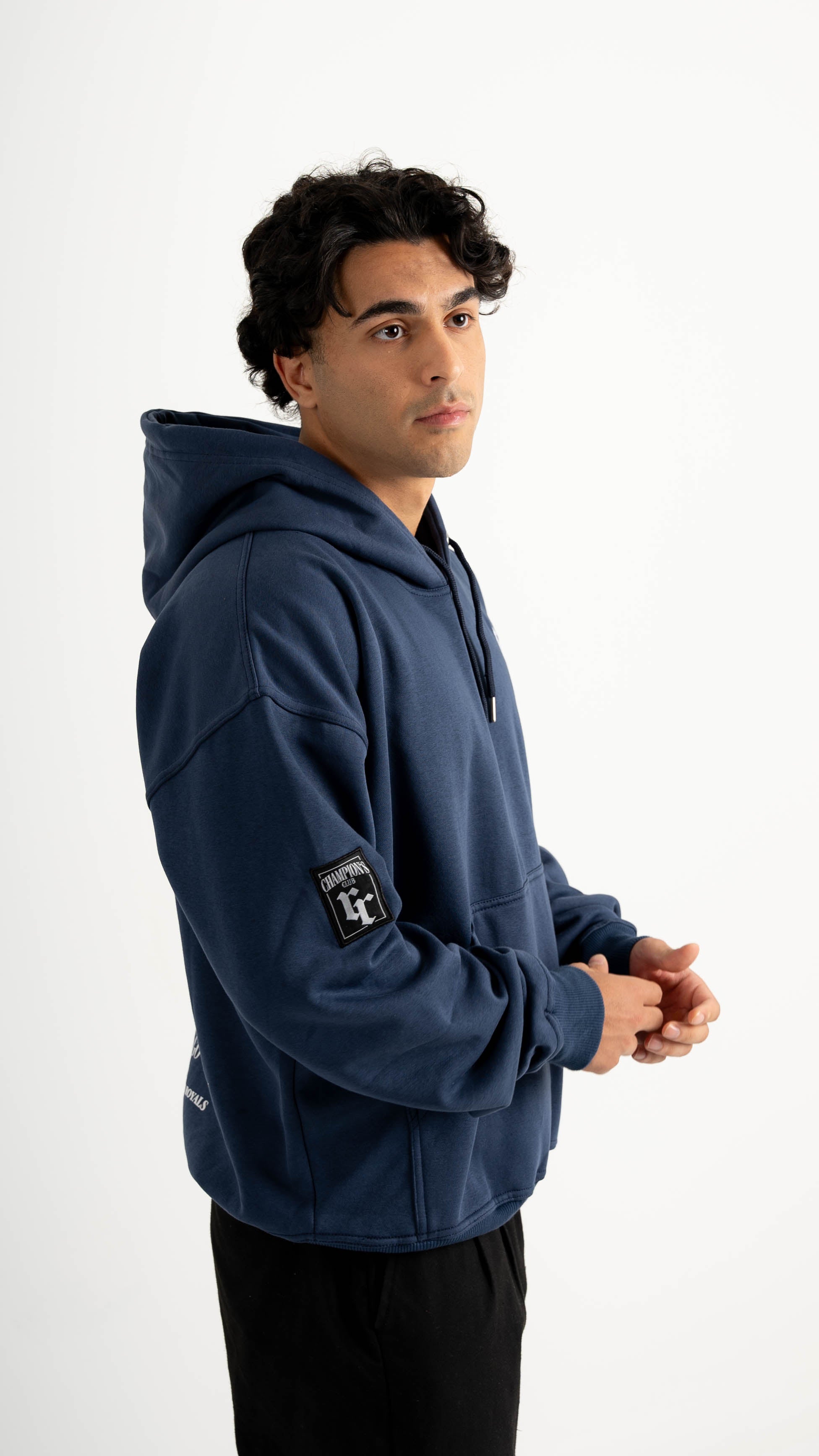 „C-Club“ hoodie ocean blue