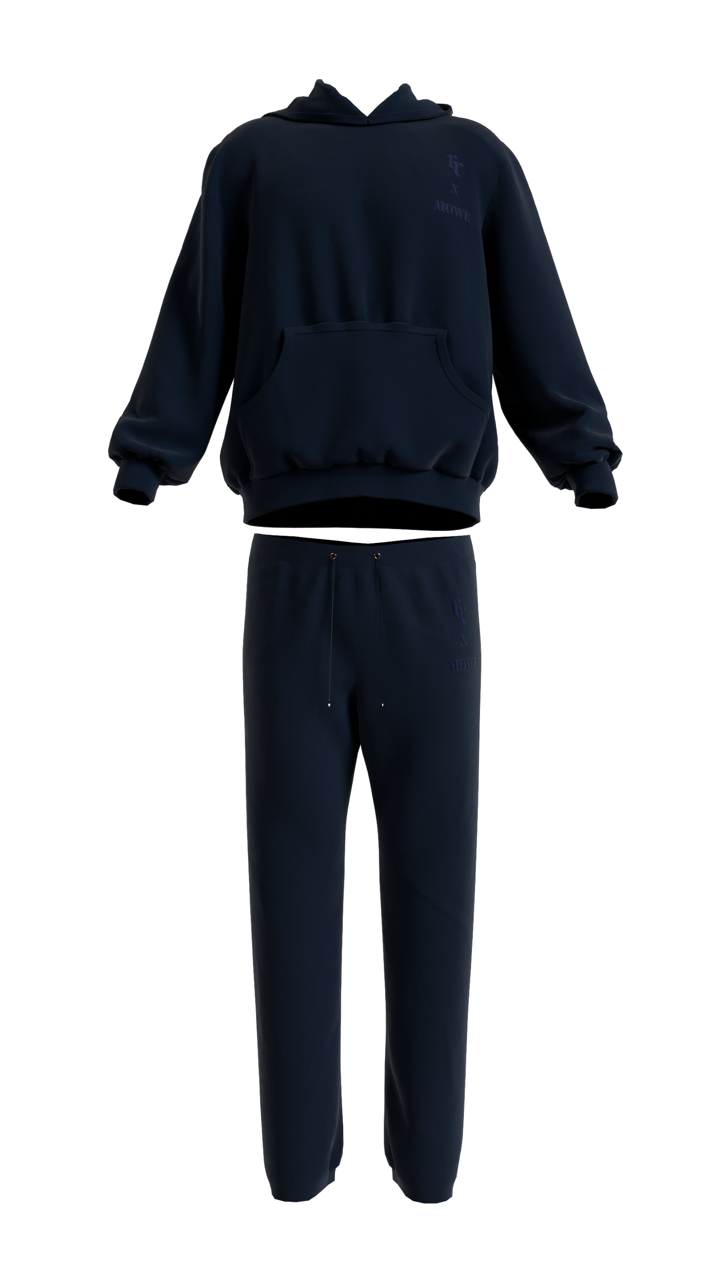 RR x MOWE Tracksuit navy dark blue