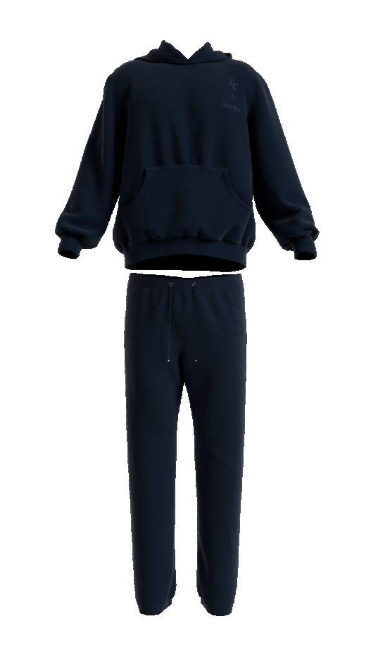 RR x MOWE Tracksuit navy dark blue