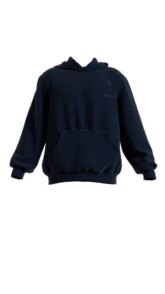RR x MOWE Hoodie marineblau dunkelblau