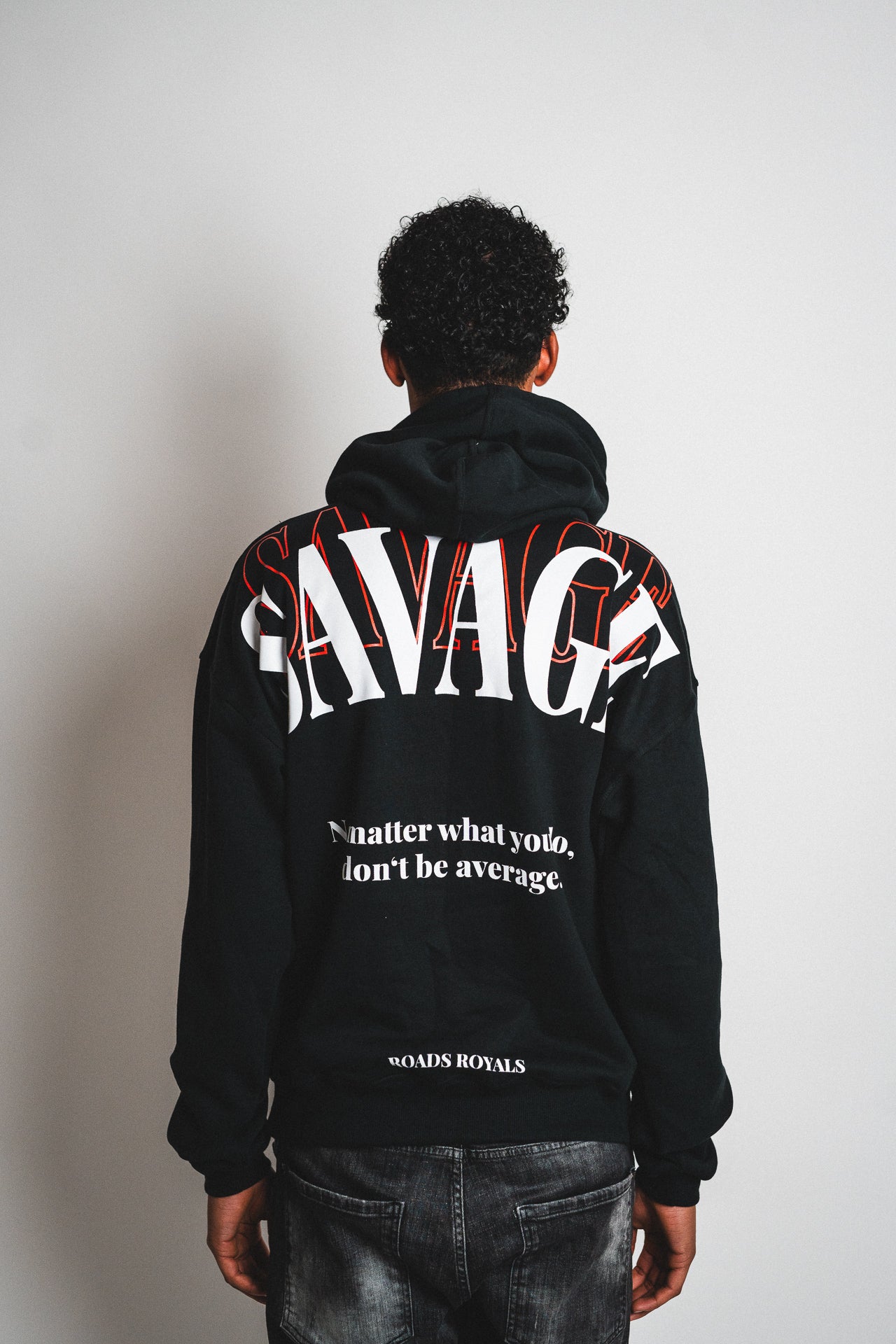 „Savage“ Hoodie black