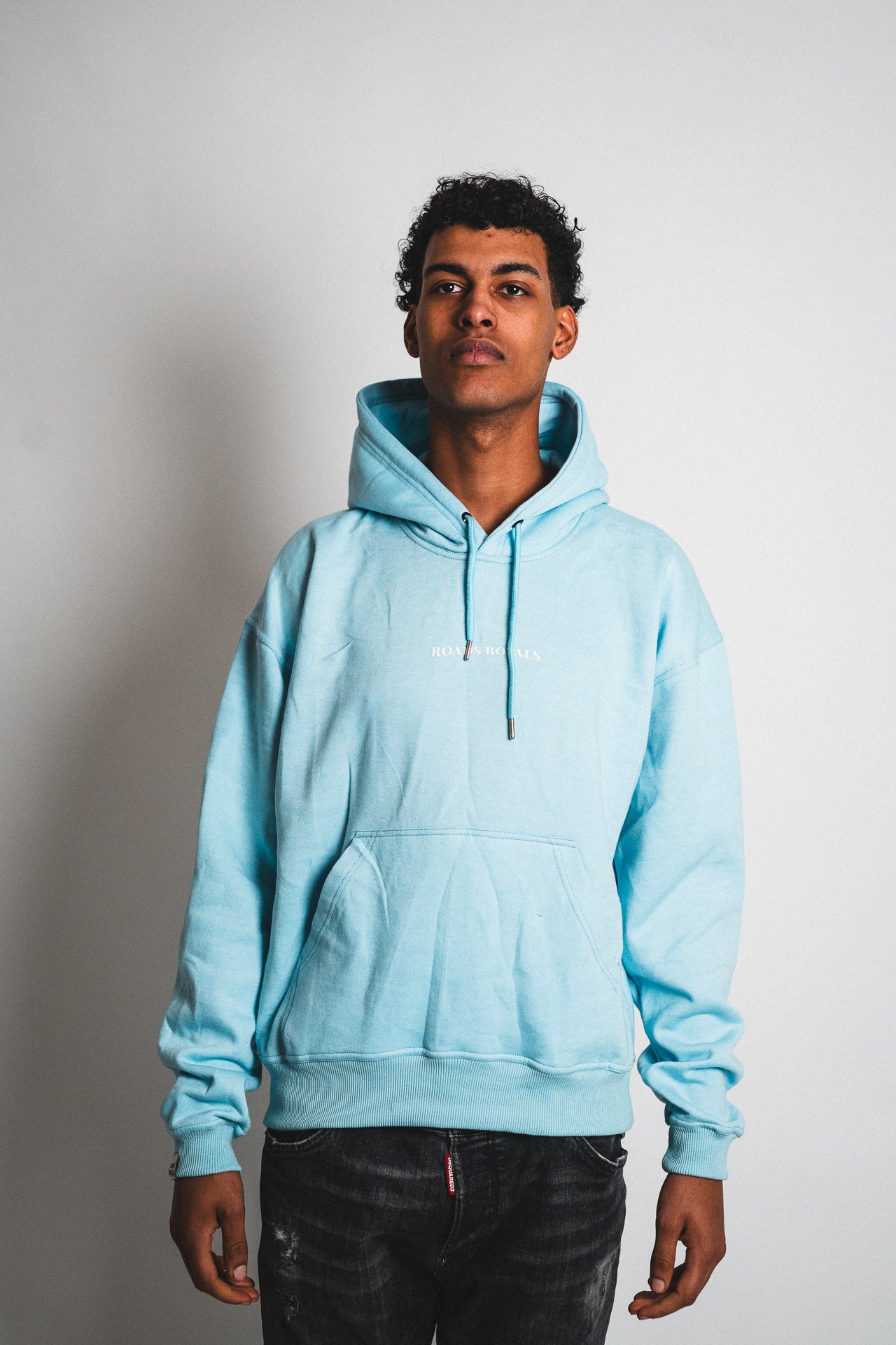 „Savage“ Hoodie babyblue